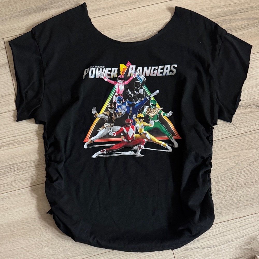 Women’s Power Ranger Black T-Shirt